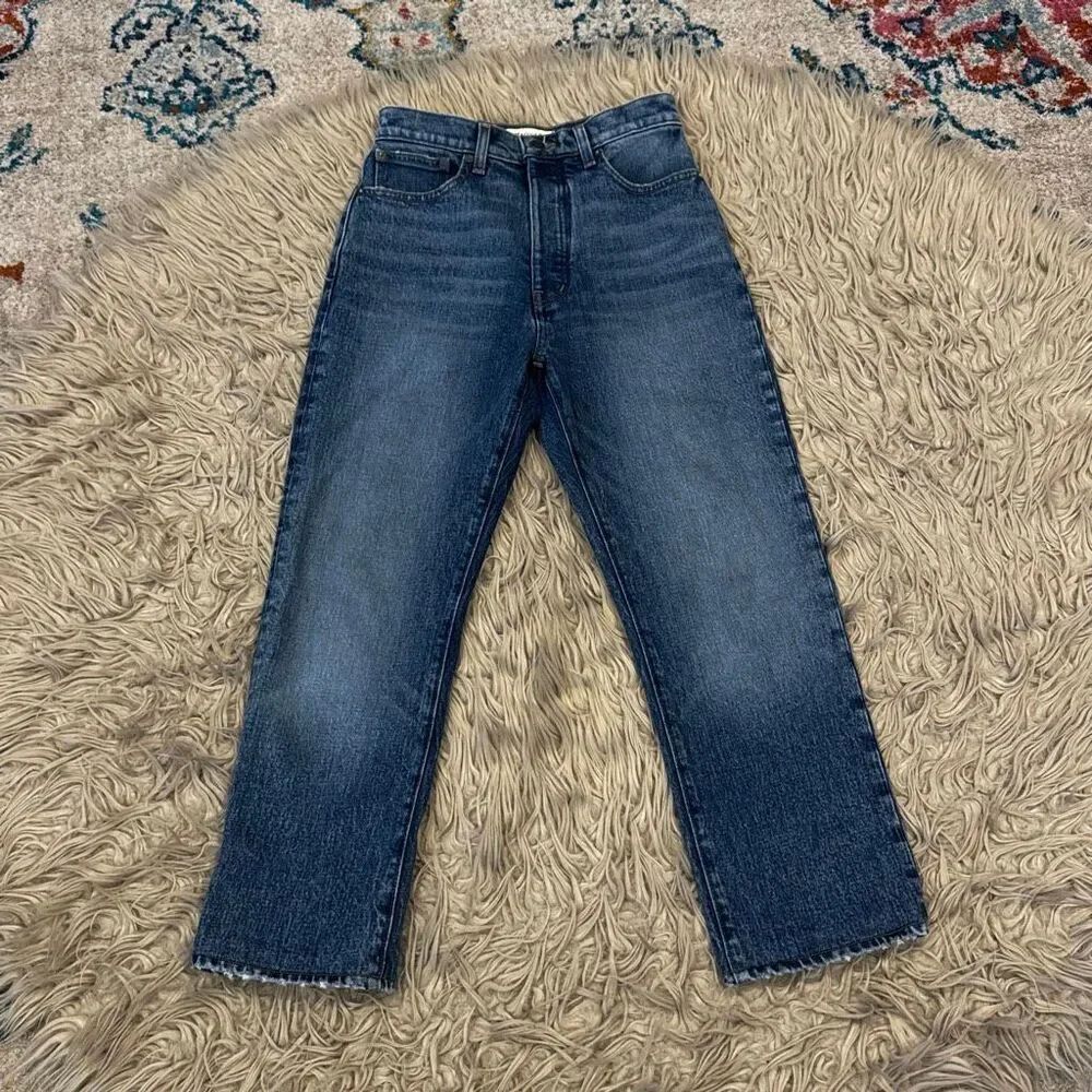 Madewell 90’s straight crop jeans size 24